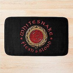 Whitesnake Logo Brand Bath Mat