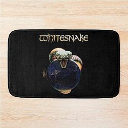 Whitesnake logo - The old Whitesnake logo brand Bath Mat