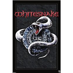 Whitesnake Silver Snake Logo Wall Poster, 34x22.4, Premium Unframed Version