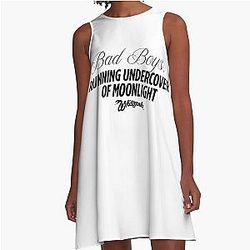 Whitesnake Bad Boys 1987 A-Line Dress