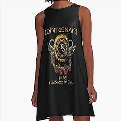 Whitesnake A-Line Dress