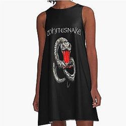 Whitesnake A-Line Dress
