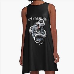 Whitesnake A-Line Dress