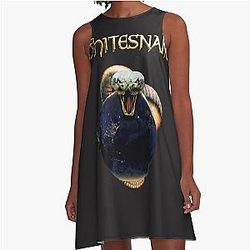 Whitesnake A-Line Dress