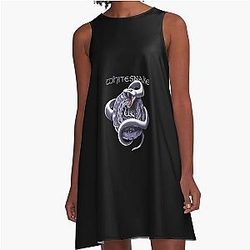 Vintage Whitesnake A-Line Dress