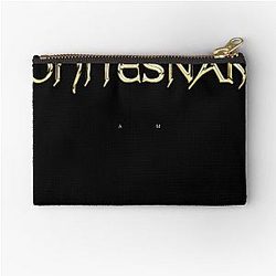 Whitesnake Logo Brand Whitesnake Zipper Pouch