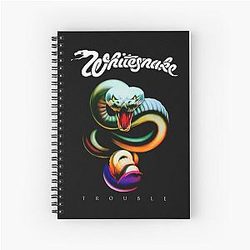 Whitesnake Spiral Notebook