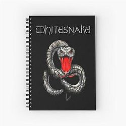Whitesnake Spiral Notebook