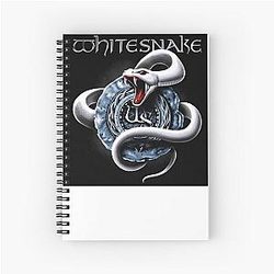 Rock Band vs White Snake Spiral Notebook