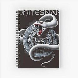 Whitesnake Band Logo Spiral Notebook.
