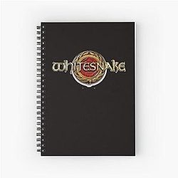 Whitesnake Logo Spiral Notebook