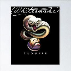 Boy Who Loves Whitesnake You've Been Just a Girl for 8 Years Old Birthday Poster