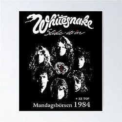 Tour Whitesnake Art Gift For Fans Poster