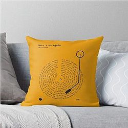 Here I Go Again Whitesnake Lyrics Throw Pillow