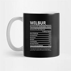 Wilbur Soot Mugs - Wilbur Name T Shirt - Wilbur Nutritional and Undeniable Name Factors Gift Item Tee Mug Official Merchandise TP1211