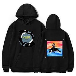 Wilbur Soot Hoodies - Love Joy Cool Whale Graphic Art Unisex Hoodies