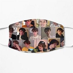 Wilbur Soot Face Masks - Wilbur Soot collage 2 Flat Mask RB2605