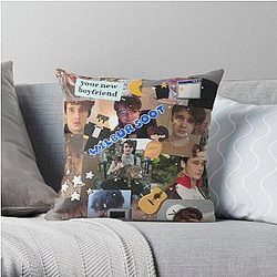 Wilbur Soot Pillows - Wilbur Soot collage Throw Pillow RB2605