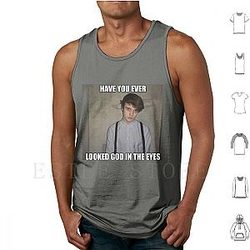 Wilbur Soot Tank Tops - Have You Ever Looked God In The Eyes Tank Tops Wilbur Soot Cursed SMP Live