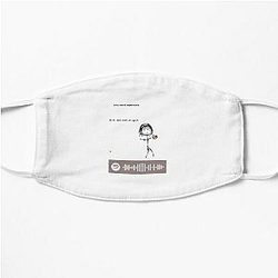 Wilbur Soot Face Masks - I'm in Love With an E-girl by Wilbur Soot Flat Mask RB2605