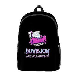 Wilbur Soot Backpack - Lovejoy Shoulder Backpack Printed Zipper Hip hop School Bag