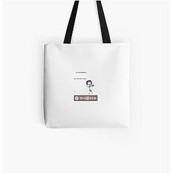 Wilbur Soot Bags - I'm in Love With an E-girl by Wilbur Soot All Over Print Tote Bag RB2605