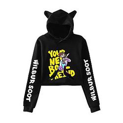 Wilbur Soot Hoodie - Cartoon Cat Ear Hooded Sweatshirt