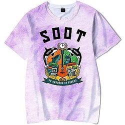 Wilbur Soot 3D Tee Streetwear - Fashion Short Sleeve Wilbur Soot T-shirt