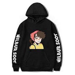 Wilbur Soot Hoodies - Wilbur Soot Printed Hoodie Cute