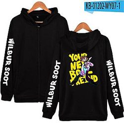 Wilbur Soot Jacket - Wilbur Soot Art Print Hoodie Jacket