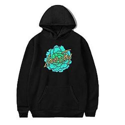 Wilbur Soot Hoodie - Wilbur Soot Love Joy Rose Printed Hoodie