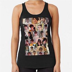 Wilbur Soot Tank Tops - Wilbur Soot collage 2 Racerback Tank Top RB2605