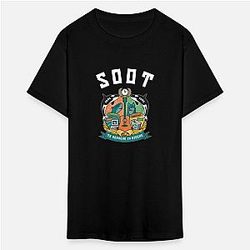 Wilbur Soot T-Shirts - Wilbur Soot Te Peadere In Aidens Black T-Shirt