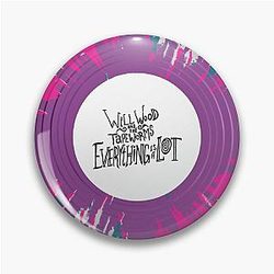 Will Wood and the Tapeworms Everything Is a Lot magenta splatter vinyl Pin