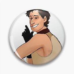 Emcee Will Wood Pin