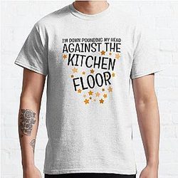 Against The Kitchen Floor Will Wood Design Classic T-Shirt