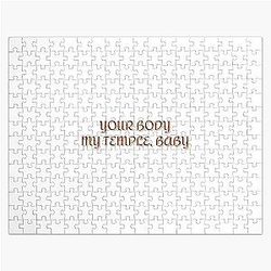 Your Body, My Temple Will Wood Jigsaw Puzzle