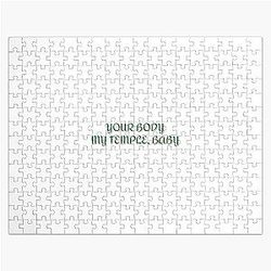 Your Body, My Temple Will Wood Jigsaw Puzzle