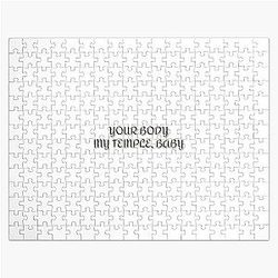 Your Body, My Temple Will Wood Jigsaw Puzzle