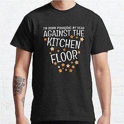 Against The Kitchen Floor Will Wood Design Classic T-Shirt