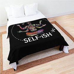 Selfish Self-ish Will Wood Comforter