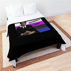 Will Wood Genderfluid Flag Comforter
