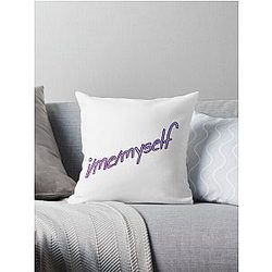 imemyself Will Wood Throw Pillow
