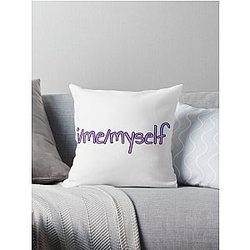 imemyself Will Wood Throw Pillow