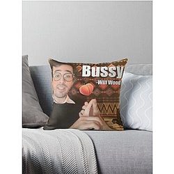 Will Wood Bussy Throw Pillow