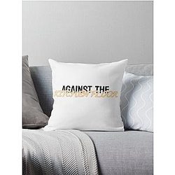 Against The Kitchen Floor Will Wood Throw Pillow