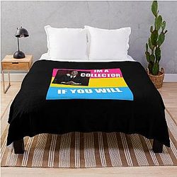 Will Wood Pansexual Flag Throw Blanket