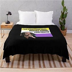 Will Wood Non-Binary Flag Throw Blanket