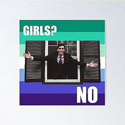 Will Wood Gay Flag Poster