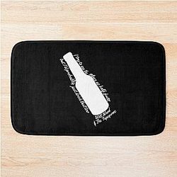 The First Step Will Wood And The Tapeworms Design Bath Mat